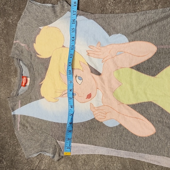 Disney Tinkerbell graphic grey short sleeve t shirt - Picture 2 of 6